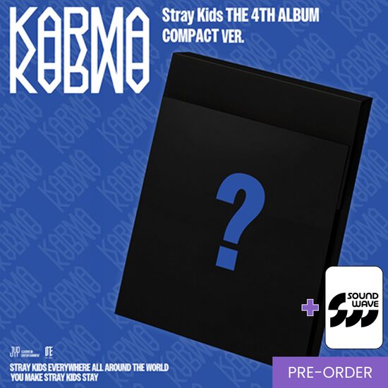 {PRE-ORDER} Stray Kids - The 4th Album [KARMA] (Compact Ver.) + SoundWave Photocard